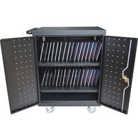 Chariot de recharge pour ordinateurs portables, Chromebook, tablettes, armoire de rangement, station de recharge mobile homologuée UL CE