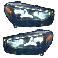 Para Mercedes Benz Clase C W206 V206 S206 2021-2025 Conjunto de Faros Delanteros Secuenciales con Lente de Proyector Bi-LED Star Glitter