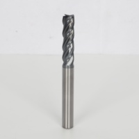 DJTOL Fraise à queue carrée en carbure monobloc HRC55 revêtue de TiCN, 4 cannelures, pour usinage CNC haute vitesse, OEM