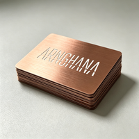 Carte de visite personnalisée en métal vierge, aluminium, acier inoxydable, cuivre, logo personnalisé, service de conception gratuit, vente en gros, OEM