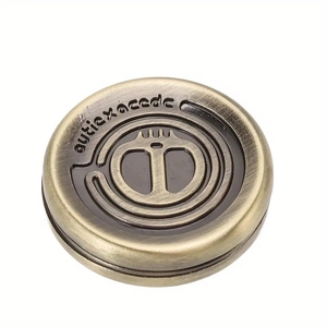 ของเล่นหมุนโลหะ EDC Factory รุ่น PPB Gyro ลายปีศาจ ช่วยคลายเครียด แบบใส่การ์ดหมุนได้ - Product Image 6