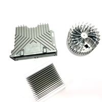 Radiateur en aluminium moulé sous pression usiné CNC OEM, vente en gros, pour composants de lampes LED