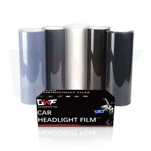 Uv Ray Kleur Veranderen Wit Naar Zwart Wit Naar Paars Ppf Auto Lamp Film Tpu Fotochromische Beschermende Polyurethaan Film Voor Koplamp