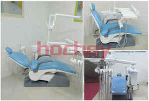 HOCHEY Unité dentaire de Chine Équipement de service de dentisterie à bas <span class=keywords><strong>prix</strong></span> Fauteuil dentaire électrique pour traitement médical à vendre - Product Image 2