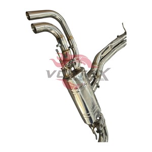SS304 Vortex valvetronic catback Exhaust สำหรับ Audi SQ8 4.0T V8ประสิทธิภาพ2019-2026ท่อไอเสียเหมาะกับปลายท่อไอเสียแบบดั้งเดิม - Product Image 5