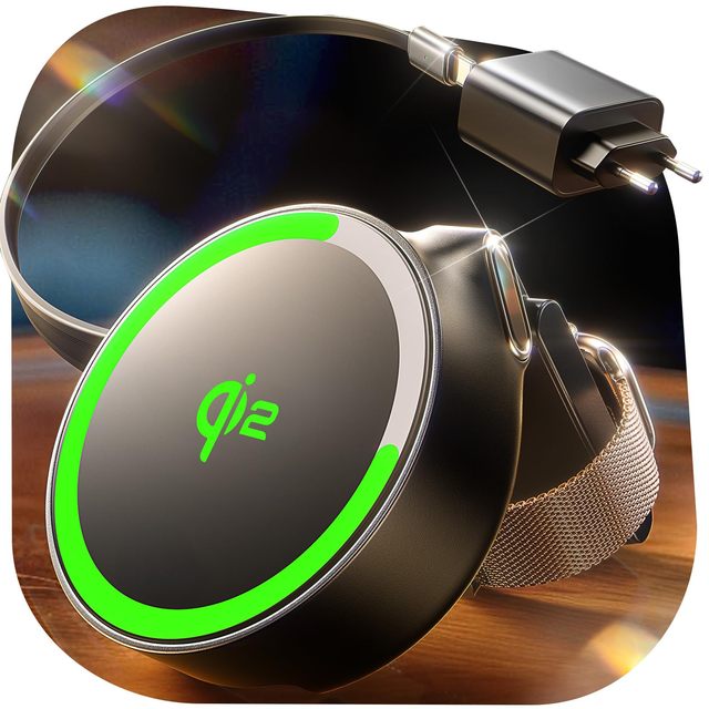 LISEN 15W Fast 3 in 1 Wireless Charger Magnetic Power Dock Station Stand for iPhone 16 Samsung S25 Apple Watch AirPods Desktop