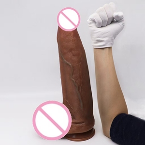 Kalın Simülasyon Yapay <span class=keywords><strong>Penis</strong></span> Sıvı Silikon 1620G Yumuşak Su Geçirmez IPX6 Manuel Seks Oyuncağı Yetişkin Ürünü - Product Image 6