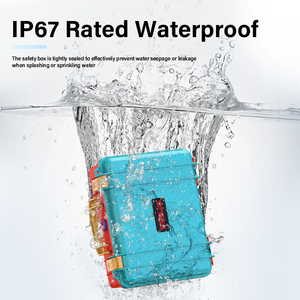 Водонепроницаемый кейс STARTRC Pro с настраиваемым внутренним отсеком |   Чехол из ABS-пластика, с клапаном сброса давления и застежкой-пряжкой, вмещает 2 геймпада - Product Image 3