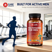 Multivitamines OEM sous Marque Blanche pour Hommes : Vitamines A, C, E, Complexe B, Énergie et Immunité, Capsules Hautement Absorbables pour Hommes Actifs, Personnalisables