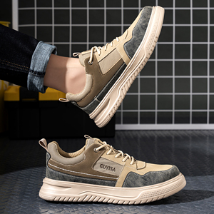 รองเท้าผ้าใบยอดนิยมใหม่ รองเท้ากีฬาลำลองผู้ชาย รองเท้าเซฟตี้ รองเท้าวิ่งแฟชั่น รองเท้าวิ่งออกกำลังกายผู้ชาย - Product Image 4