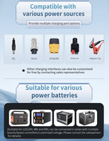 Panneau solaire pliable 20W-200W, léger et résistant à la poussière, chargeur solaire mobile, panneau en silicium monocristallin rechargeable