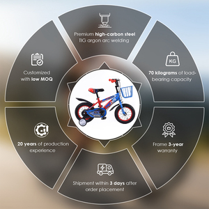 Vélo Enfant en Gros 12 14 <span class=keywords><strong>16</strong></span> 20 <span class=keywords><strong>Pouces</strong></span>, Cadre en Acier Carbone, Magnifique Vélo Tout-Terrain pour Enfants de 3 à 12 Ans - Product Image 3