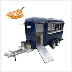 Remolque de Bar Móvil, Camioneta de Venta de Helados, Remolque de Comida Estilo Vintage, Carritos de Hot Dogs, Puesto de Comida, Quiosco, Remolque de Comida - Product Image 2