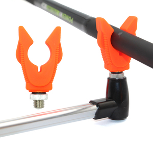 Support <span class=keywords><strong>de</strong></span> canne à pêche en acier inoxydable OEM Orange pour rod pod, support <span class=keywords><strong>de</strong></span> canne à carpe, support <span class=keywords><strong>de</strong></span> canne à pêche pour rod pod - Product Image 2