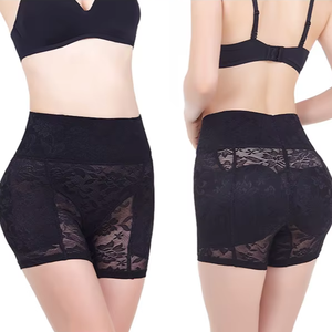 En gros Culottes gainantes respirantes pour femmes avec coussinets épaissis effet galbe fessier triangulaire et effet dentelle - Product Image 1