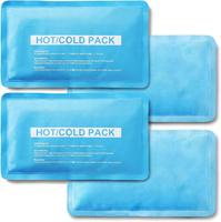 Packs de gel réutilisables chauds et froids – 4 grands packs de gel – Solution de traitement chaud et froid pour les blessures 10 x 5 pouces