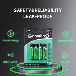 Gaonengmax Baterai AA <span class=keywords><strong>UM</strong></span>-3 1.5v R6 Seng Karbon Berkualitas Tinggi untuk Elektronik Konsumen, Peralatan Rumah Tangga, Mainan, dan Remote Control - Product Image 3