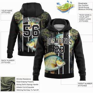 เสื้อฮู้ดตกปลาแบบกำหนดเอง FOXA สำหรับทุกเพศ ผลิตจากโพลีเอสเตอร์ 100% พิมพ์ลายแบบระเหิด แห้งเร็ว ปรับแต่งชื่อ หมายเลข และโลโก้ทีมได้ - Product Image 2