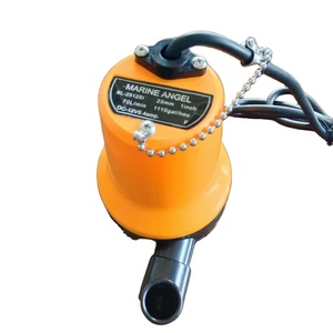 Qiwo pompe immergee DC 12V/24V pompe à eau marine submersible portable micro pompe de cale électrique pour aquarium bateau de réservoir de poissons - Product Image 1