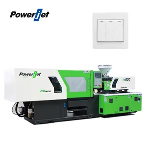 Powerjet-Interruptor de pared de luz de plástico automático, máquina de moldeo por inyección eléctrica de 160 toneladas con servomotor