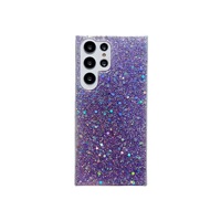 Coque Souple en TPU avec Paillettes pour Téléphone Portable Samsung Galaxy S24 FE S26 S23 S22 Plus Note 20 Ultra A57 A37 A15 A16 S25