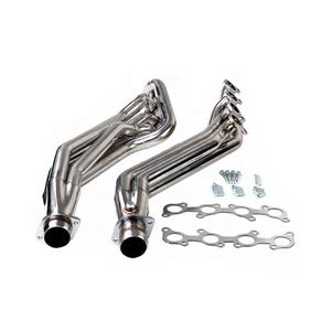 Testa di scarico tubo di scarico Downpipe auto Turbo collettore in acciaio inox per Ford 11-16 Mustang GT produttore argento MAX STANDARD - Product Image 1