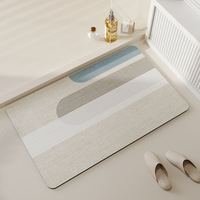 Alfombra Absorbente para Piso, Antideslizante, Duradera, de Secado Rápido, para Baño, Ducha