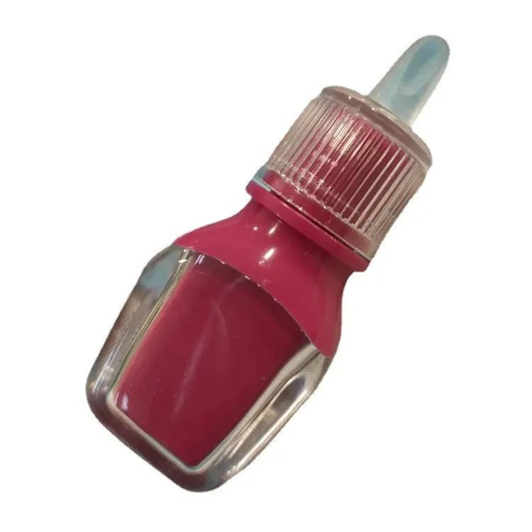 Botella de brillo de labios moldeada por inyección, tubo de esmalte de labios con forma de dibujos animados, botella de muestra de brillo de labios de 7ml