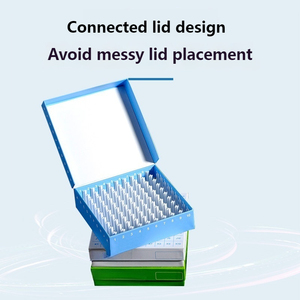 กล่องเก็บหลอดแช่แข็ง WEIAI ขนาด 1 มล./1.5 มล./2 มล./5 มล. กล่องเก็บน้ำแข็งกันน้ำสำหรับห้องปฏิบัติการ เก็บเซลล์ แบคทีเรีย ไวรัส DNA พร้อมรหัสระบุ - Product Image 5
