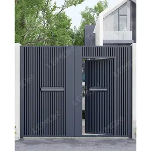 Hợp Chất cổng tường thiết kế trượt rào cản cổng nướng thiết kế cho ngôi nhà lớn chính thiết kế cổng nhà
