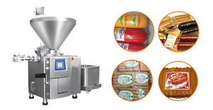 เครื่องอัดไส้กรอกกิโลกรัม/ชั่วโมง100อัตโนมัติเครื่องอัดไส้กรอกสแตนเลส380V สำหรับ <span class=keywords><strong>kielbasa</strong></span> โปแลนด์และการผลิตไส้กรอก - Product Image 5