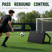 Planche de rebond de football en plastique pliable résistante aux chocs avec rebond automatique pour l'entraînement de réaction sensible