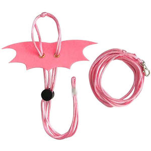 Laisse de marche écologique en soie coréenne <span class=keywords><strong>pour</strong></span> hamster, cochon d'Inde, écureuil, lapin, <span class=keywords><strong>rat</strong></span>, 1,4 m - Product Image 1