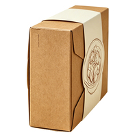 Boîtes en carton ondulé personnalisées pour l'emballage alimentaire, boîtes en papier kraft écologiques pour l'impression et boîtes vides