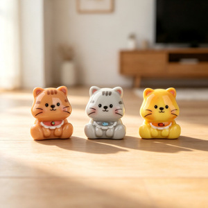 Figuras de Gatitos de Resina Cai Tai, Mini Decoración Animal para Escritorio y Adorno Interior de Coche - Product Image 3