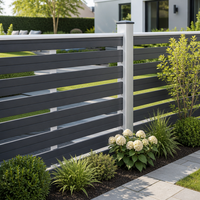 Panneaux de clôture en aluminium commerciaux à persiennes pour système de protection extérieure du périmètre des immeubles de bureaux