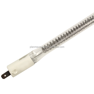 Longitud de onda 230V 200W Lámpara de calor circular Elemento calefactor de cuarzo Bombillas calefactoras infrarrojas - Product Image 5