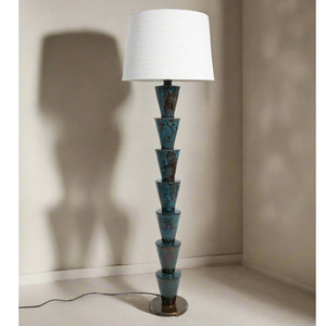 Natural Marble Floor Lamp Led <b>Light</b> Source Modern Minimalist Design Living Room Bedroom Ambient Lighting - Product Image 3