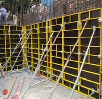 Encofrado de Acero Nuevo para Muros de Hormigón, Materiales de Construcción Metálicos de Alta Calidad, Encofrado de Acero para Construcción