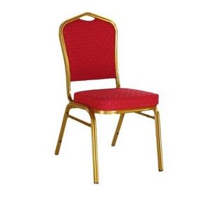 Aluminum Hotel Chairs Stackable Upholstered Velvet <b>Foam</b> Filling Indoor Use MHJ-HS14 - Product Image 5