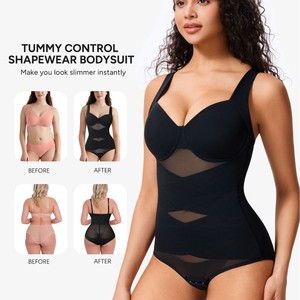 Bán buôn liền mạch cao eo BBL Shapewear Jumpsuit phẳng Tummy cơ thể phù hợp với Shaper hip Pads Enhancer Shapewear cho phụ nữ - Product Image 2