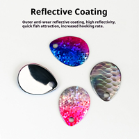 Lame de spinner en cuivre Colorado pour leurres de surface, pièces de fabrication de leurres DIY pour la pêche au brochet, eau salée, eau douce, basse, carpe