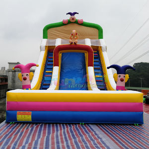 Estructura de Juego Premium, Casa de Brinco de PVC Colorida, Tobogán Inflable con Diseño de Payaso para Interiores y Exteriores - Product Image 3