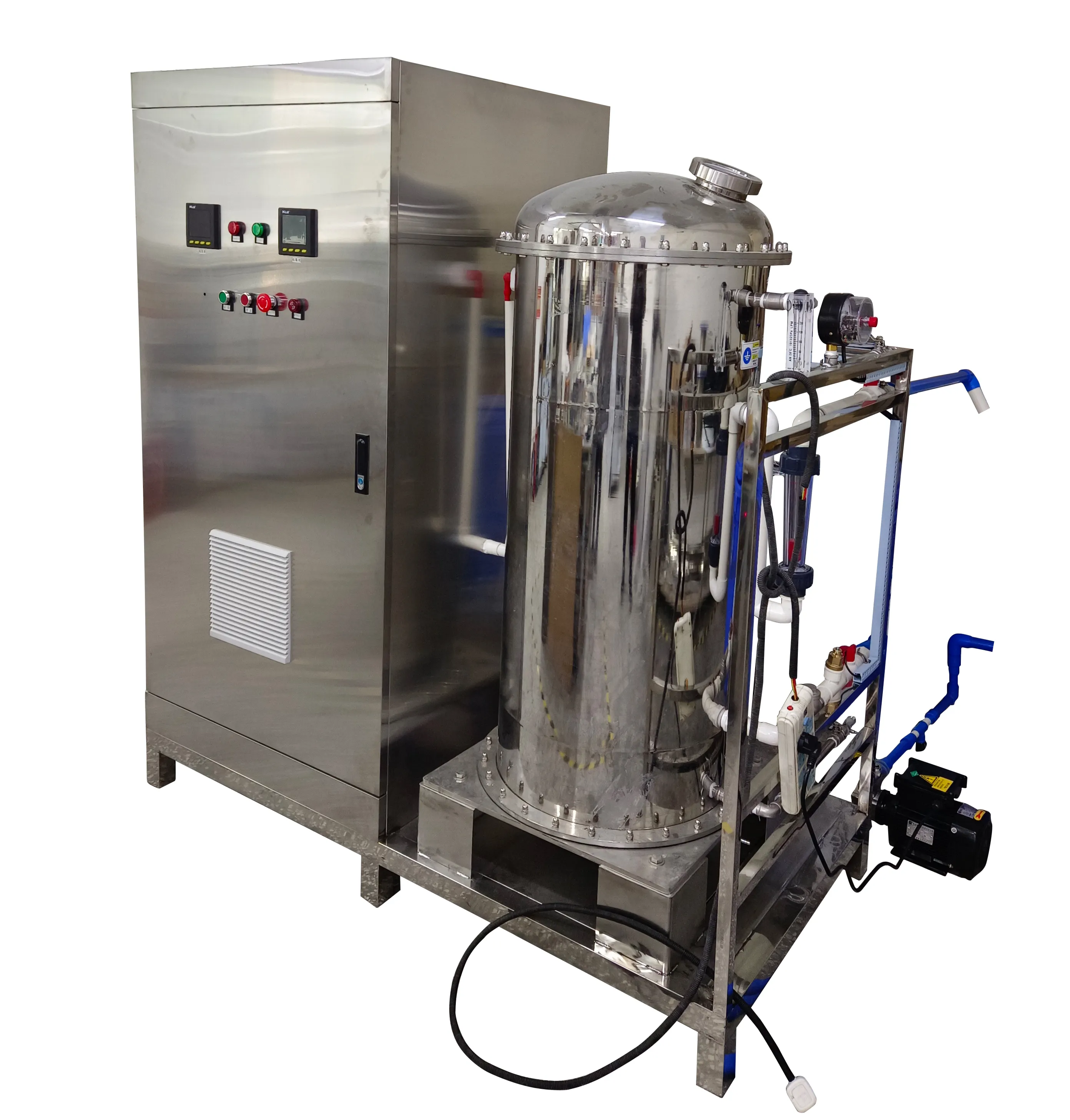 2000 g 2 kg ऑक्सीजन स्रोत वाणिज्यिक ओजोन जनरेटर मलजल उपचार संयंत्र के लिए ओजोन जनरेटर पानी उपचार