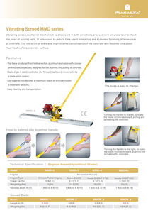 Masalta एमएमडी श्रृंखला ठोस भूमि का टुकड़ा मशीनों कंक्रीट थरथानेवाला शक्ति भूमि का टुकड़ा - Product Image 3