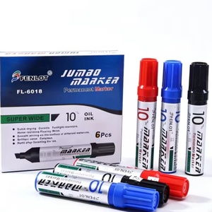 Marcadores Permanentes de Punta de Cincel, Gran Capacidad, para Oficina, Precio al por Mayor - Product Image 1
