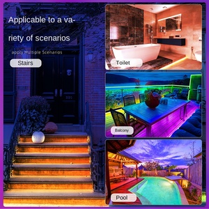 Bande lumineuse LED adhésive 240 144 Rgb Luz Led étanche 12V Smd 5050 bande lumineuse LED intelligente extérieure étanche - Product Image 4