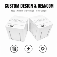 Caja de Batería Cilíndrica Personalizada de ABS+PC, Modelo 4820, 48V, 180Ah-300Ah, Vacía, Salida de 5kWh, ISO9001, Aplicación para Vehículos Eléctricos y Bicicletas Eléctricas