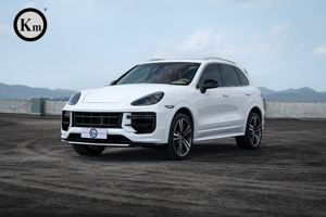 สำหรับ Porsche <span class=keywords><strong>Cayenne</strong></span> 2011 2012 2013 2014 958.1 รุ่นเก่าเป็นรุ่นใหม่ 9Y0.2 Turbo GT กันชนหน้าและแผงประตู <span class=keywords><strong>GTS</strong></span> สเกิร์ตข้าง ดิฟฟิวเซอร์หลัง - Product Image 2