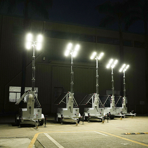 Hot bán năng lượng mặt trời ánh sáng tháp di động năng lượng mặt trời ánh sáng đường phố LED chiếu sáng tháp với 9M Kính thiên văn mast và năng lượng mặt trời hệ thống năng lượng - Product Image 5